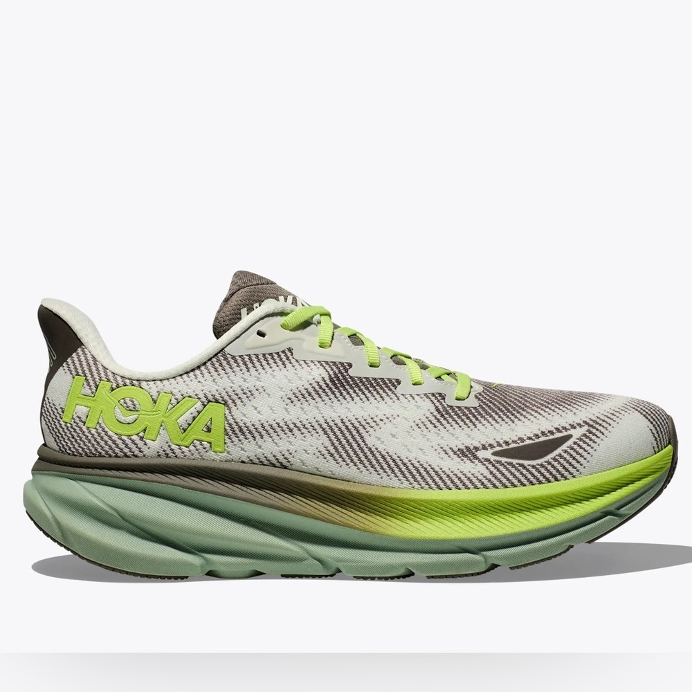 NWOB HOKA Men's CLIFTON 9 GTX slate aloe vera size 9D